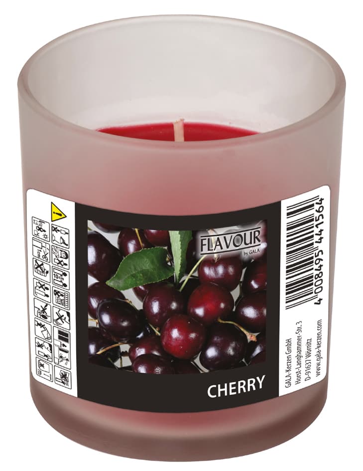 FLAVOUR by Gala Duftkerze im Glas , Cherry,