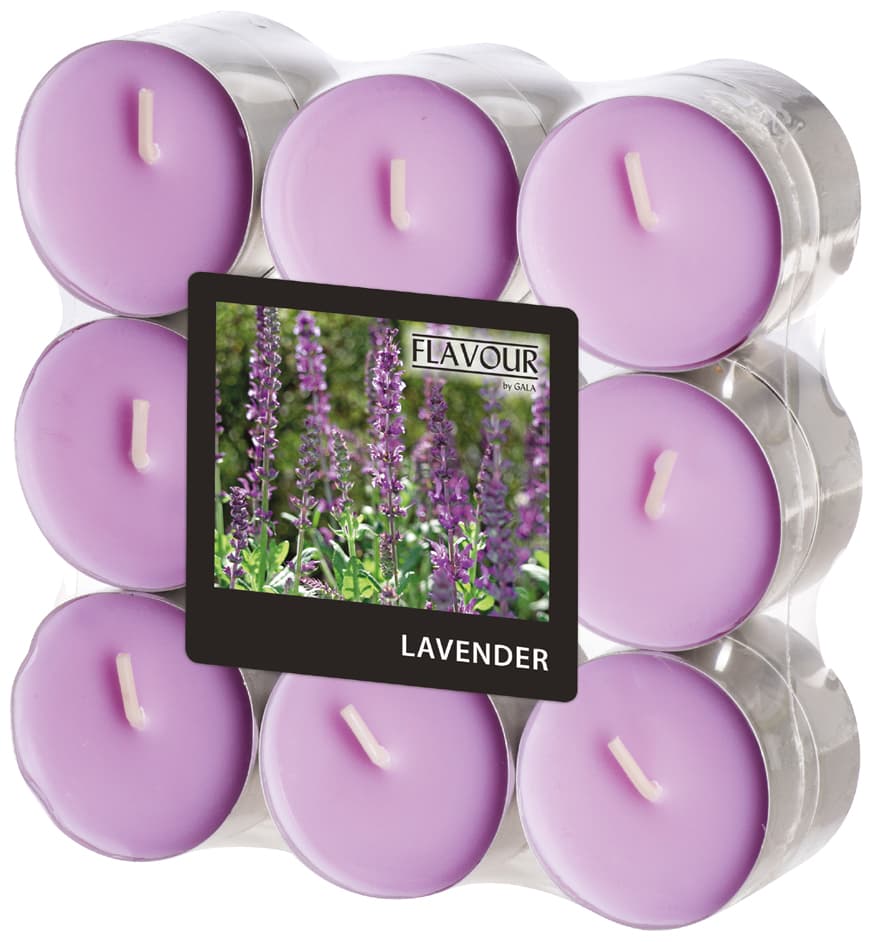 FLAVOUR by Gala Duft-Teelichter , Lavender,