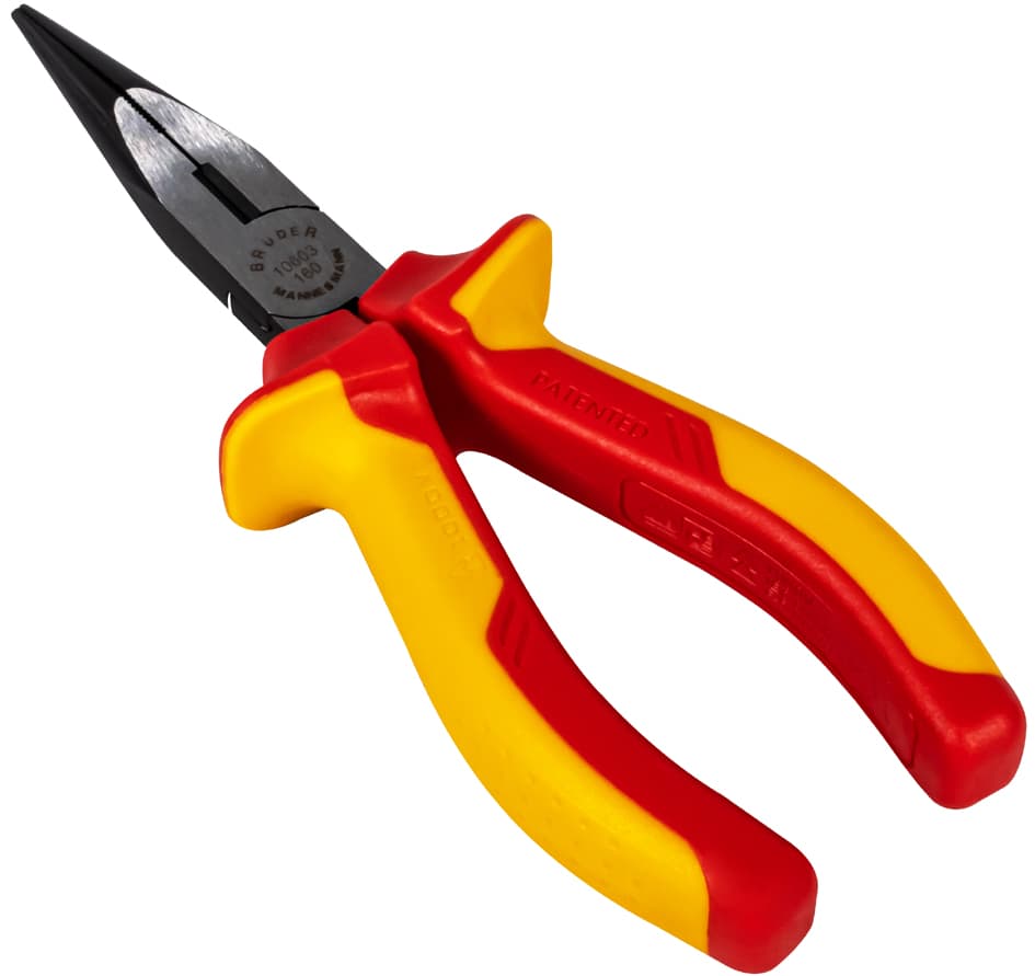 BRÜDER MANNESMANN Spitzzange, VDE geprüft, Länge: 160 mm