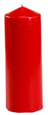 PAPSTAR Stumpenkerze, Durchmesser: 60 mm, rot