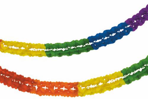 PAPSTAR Großraumgirlande , Rainbow, , 250 mm, aus Papier