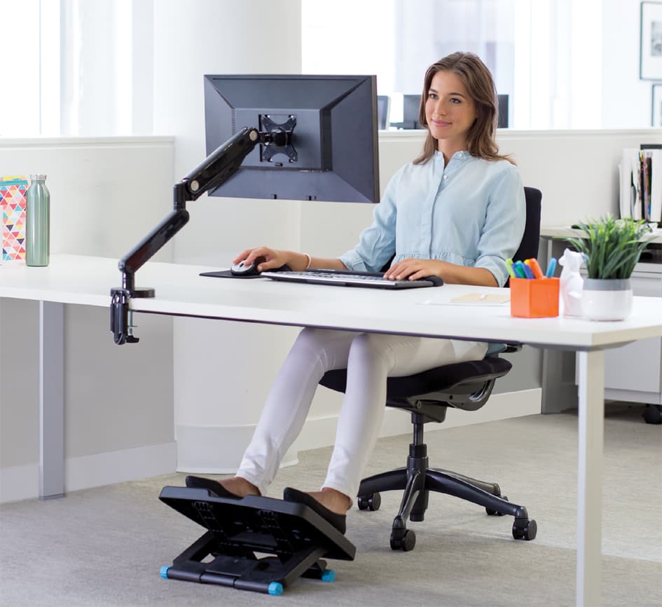 Fellowes Monitorarm Platinum Series, schwarz