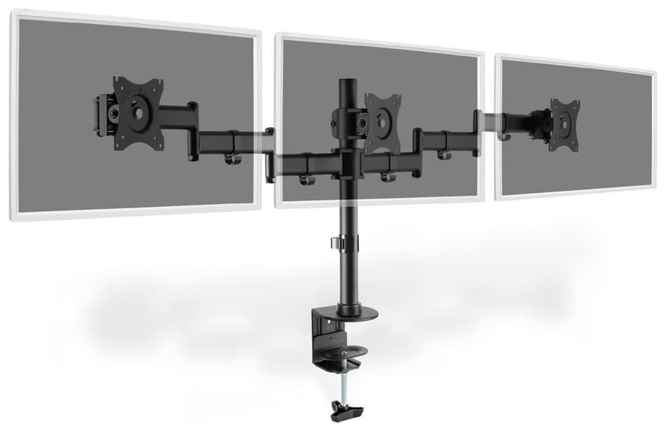 DIGITUS LCD-/LED-/TFT-Monitorarm Triple, bis 69 cm (27, )