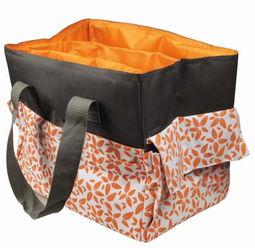 KLEIBER Bastel-/Handarbeitstasche, orange/grau
