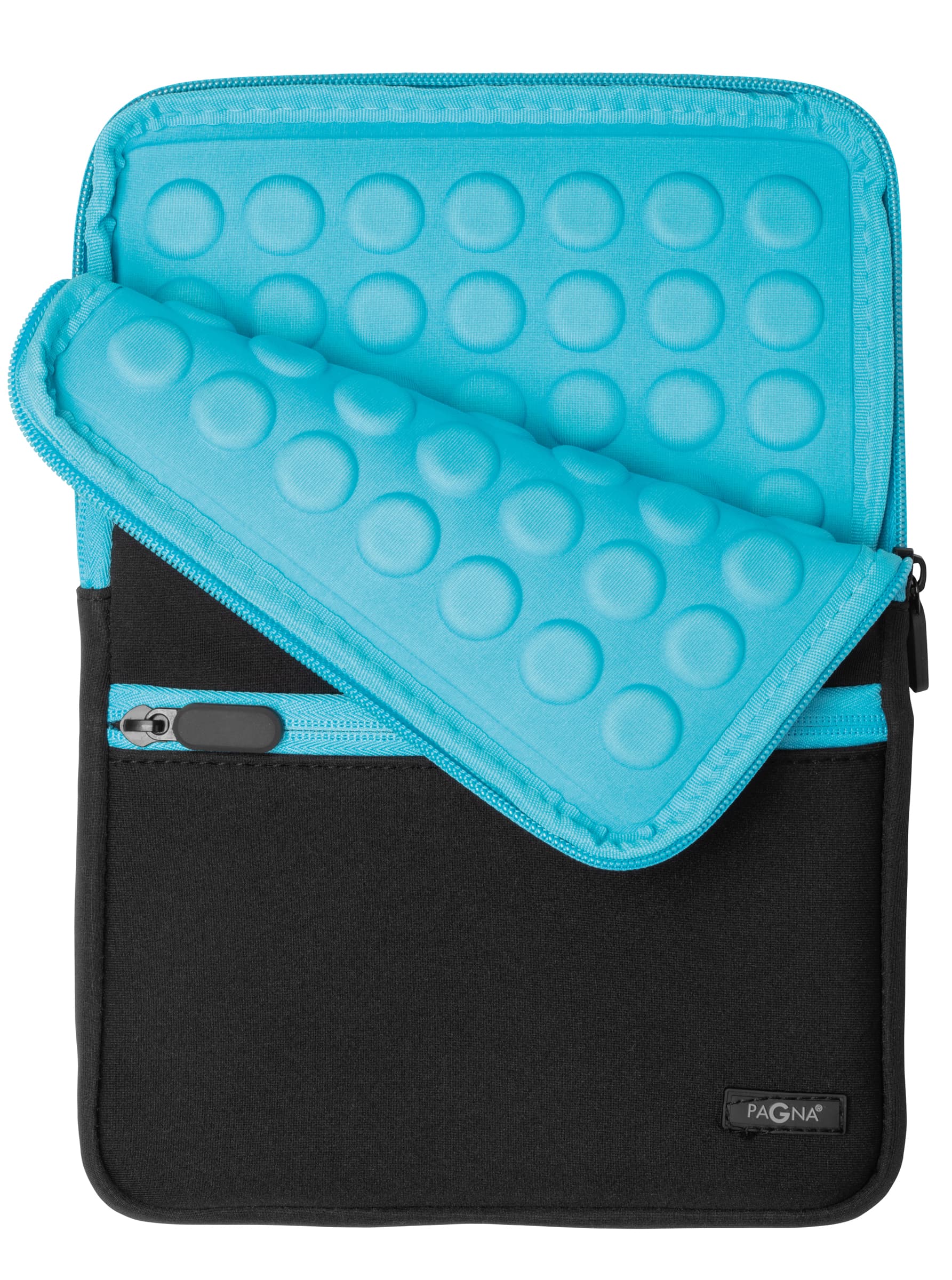 PAGNA Sleeve , Go, , für Tablet-PC, schwarz / azurblau