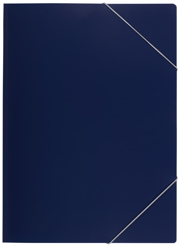 Oxford Eckspanner image, DIN A4, aus PP, dunkelblau