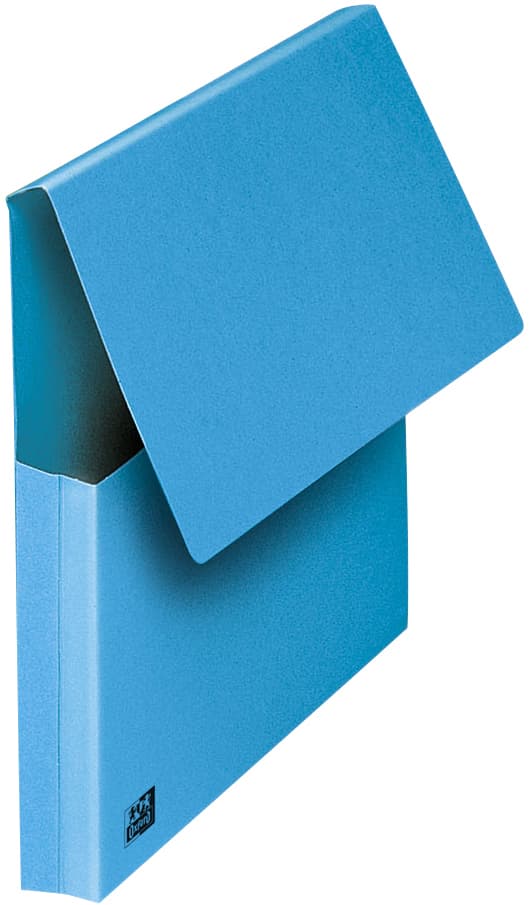 Oxford Dokumententasche, DIN A4, Karton, blau