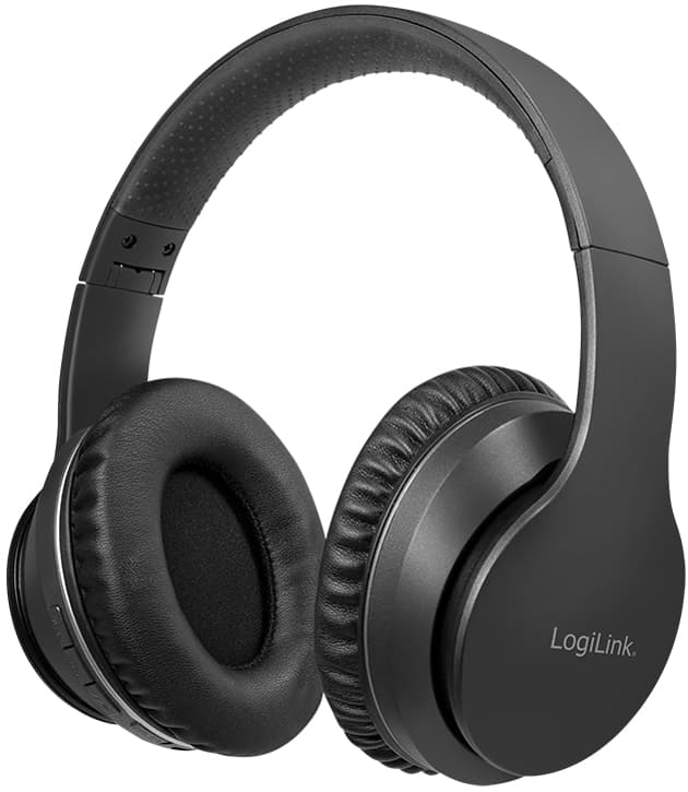 LogiLink BT 5.3 Active-Noise-Cancelling-Headset, schwarz