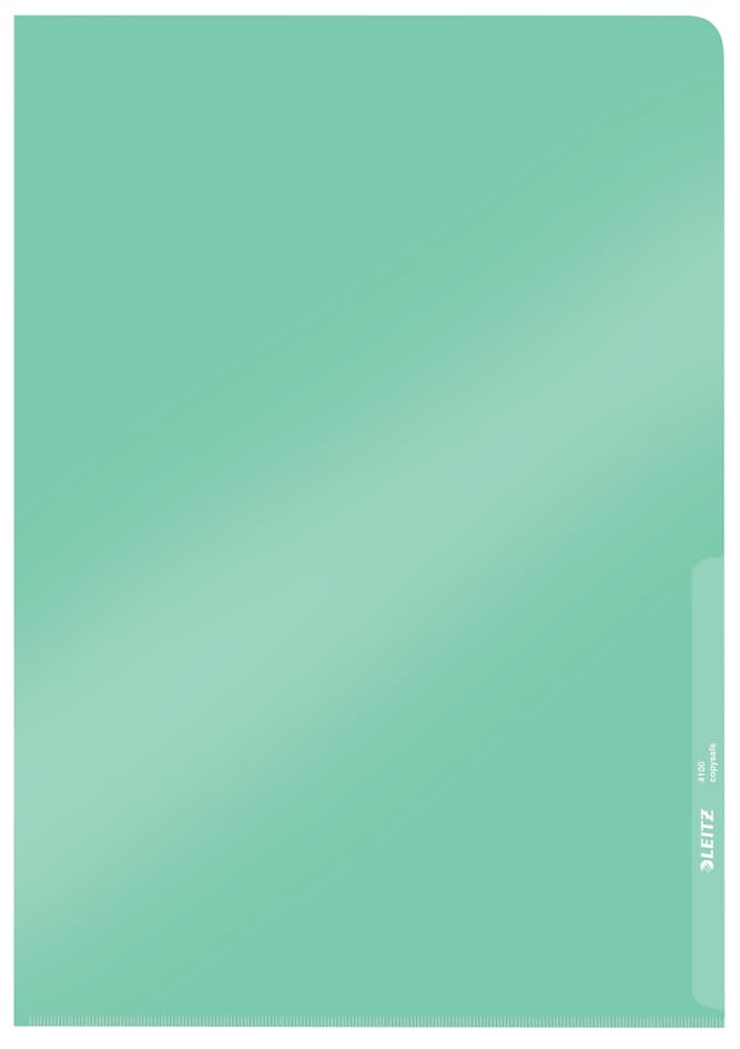 LEITZ Sichthülle Premium, A4, PVC, grün, 0,15 mm