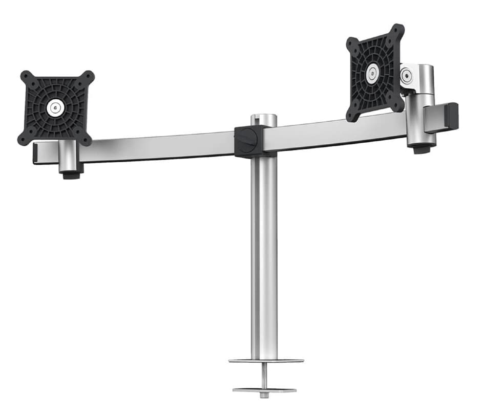 DURABLE Monitorhalterung, für 2 Monitore, Tischführung