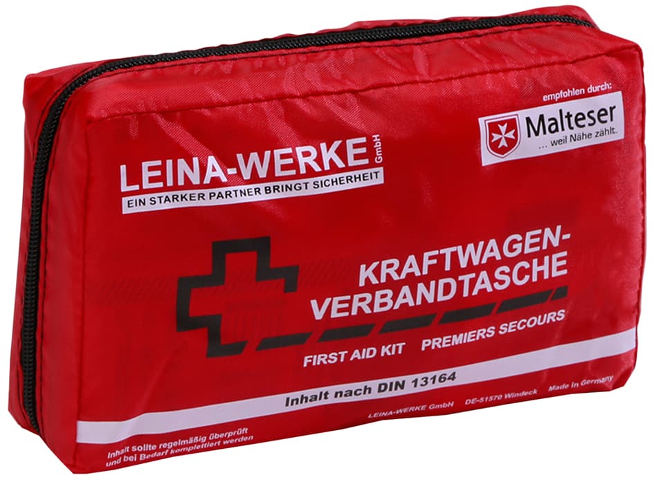 LEINA KFZ-Verbandkasten Star Silver Edition Inhalt DIN 13164