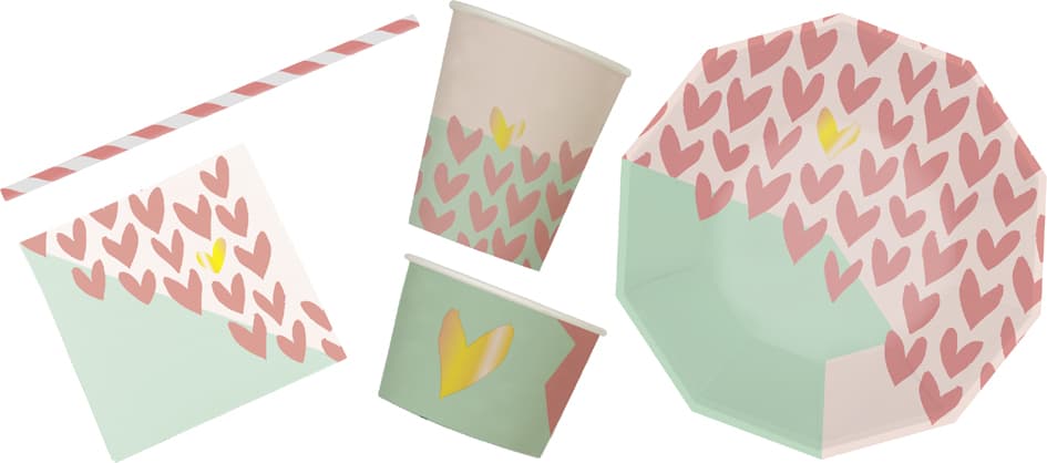 folia Party-Box , Girls, , 42-teilig