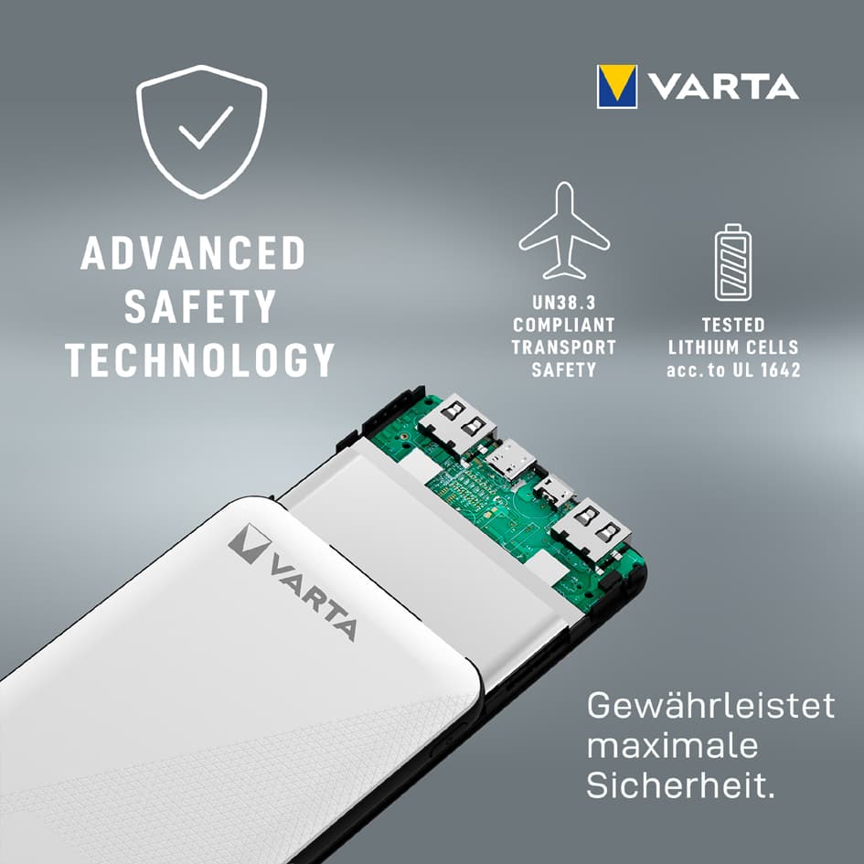 VARTA Powerbank , Energy, , 10.000 mAh, weiß