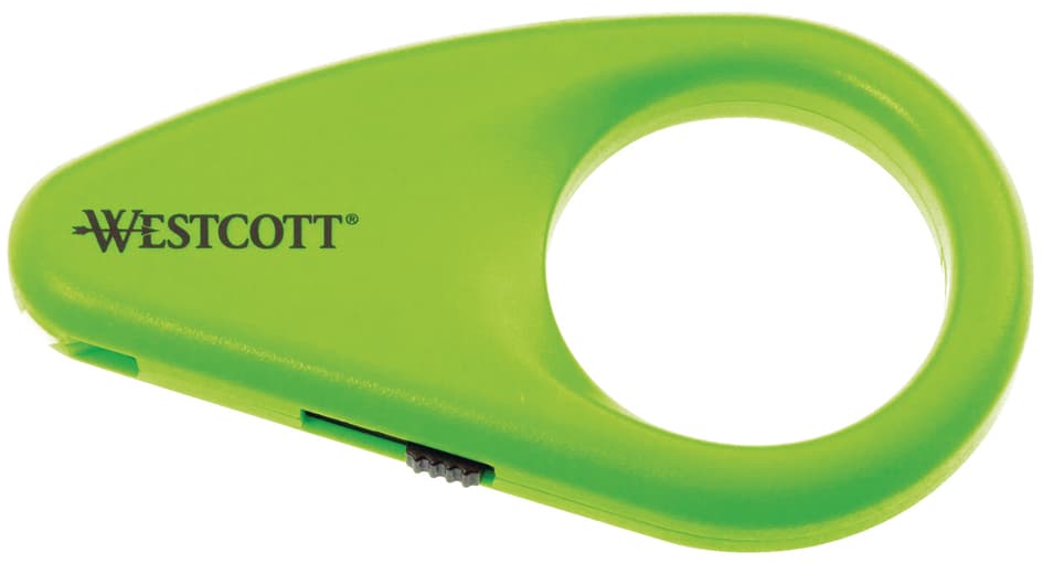 WESTCOTT Mini-Cutter, Kartonöffner, mit Keramikklinge, grün