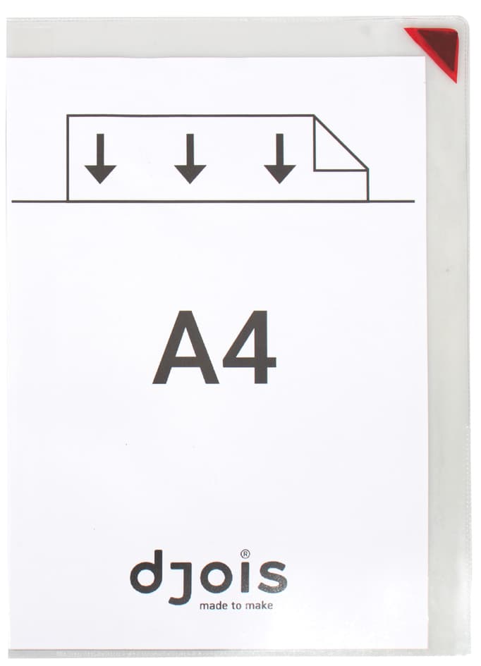 djois by tarifold Magnet-Tasche KANG Easy clic, DIN A3, rot