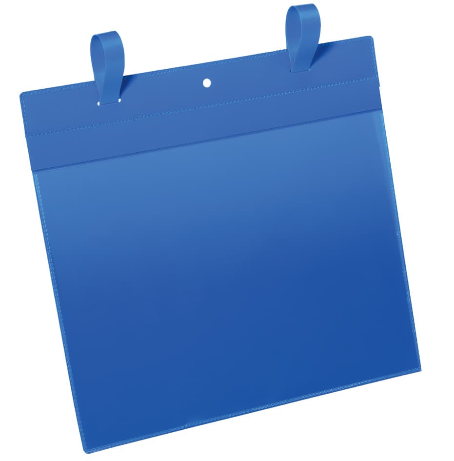 DURABLE Gitterboxtasche, mit Lasche, A4 quer, blau