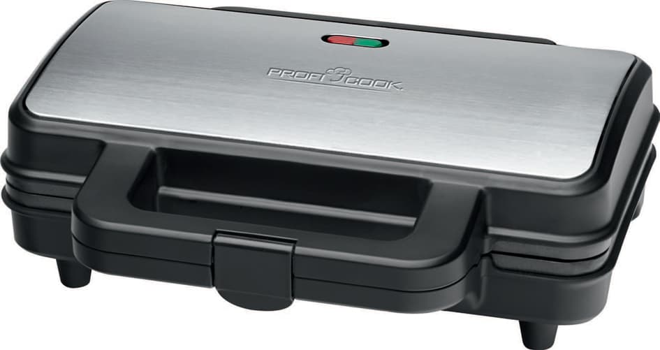 PROFI COOK Sandwichtoaster PC-ST 1092, Edelstahl/schwarz