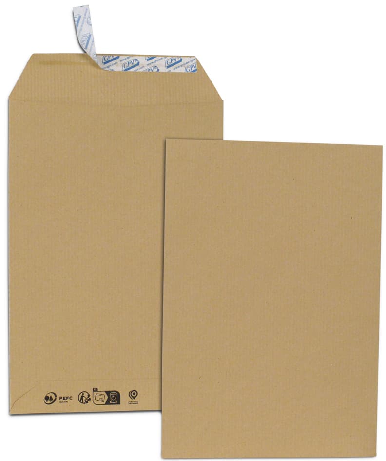 GPV Versandtaschen Green ECO, C5, 162 x 229 mm, braun