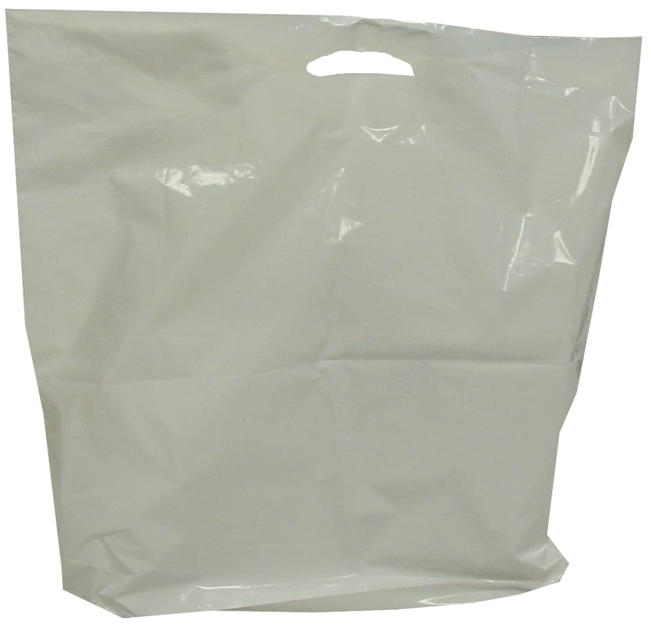 HAPPEL LDPE-Tragetasche, (B)550 x (T)50 x (H)600 mm, weiß