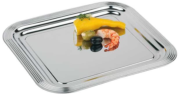 APS Partyplatte CLASSIC, (B)354 x (T)325 mm, silber