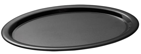 APS Serviertablett KAFFEEHAUS, oval, schwarz