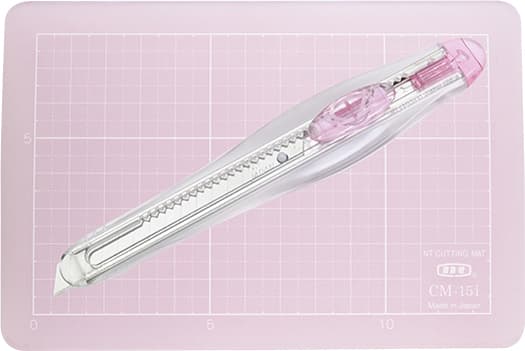NT Cutter und Schneidematte Set-AM350P, rosa