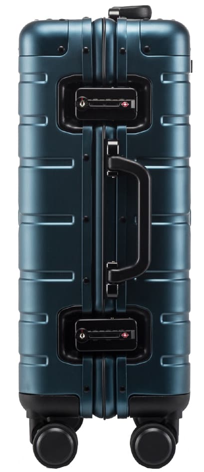 ALUMAXX Reisetrolley Gravity, aus Aluminium, blau