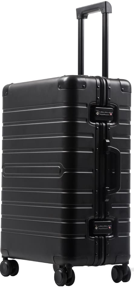 ALUMAXX Reisetrolley Gravity, aus Aluminium, schwarz