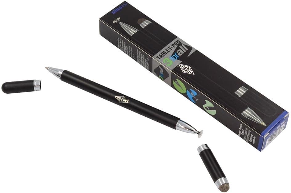 WEDO Eingabestift , Universal 3-in-1, , schwarz