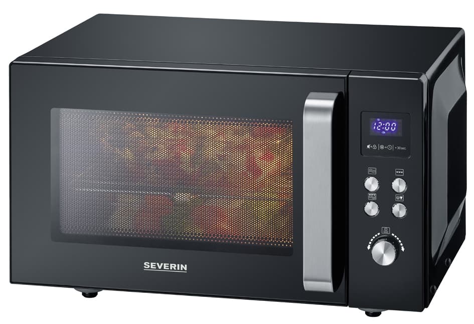 SEVERIN Mikrowelle MW 7763, Keramikboden und Grillfunktion