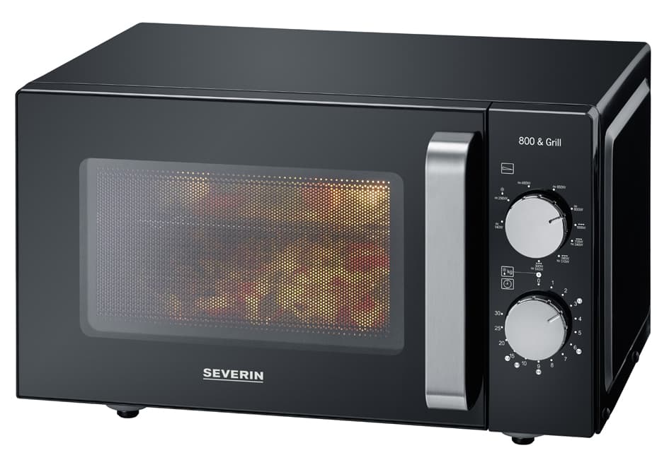 SEVERIN Mikrowelle MW 7762, Keramikboden und Grillfunktion