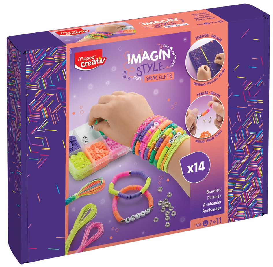 Maped Creativ Schmuckset IMAGIN, STYLE Armbänder NEON