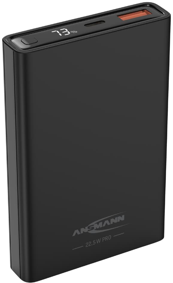 ANSMANN Powerbank PB222PD, 10.000 mAh, schwarz