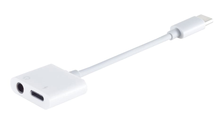 shiverpeaks BASIC-S Adapter, USB-C - 3,5 Klinke + USB-C