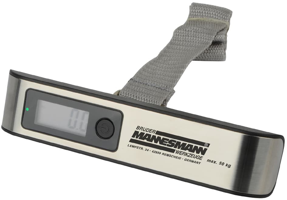 BRÜDER MANNESMANN Digitale Kofferwaage, bis 50 kg