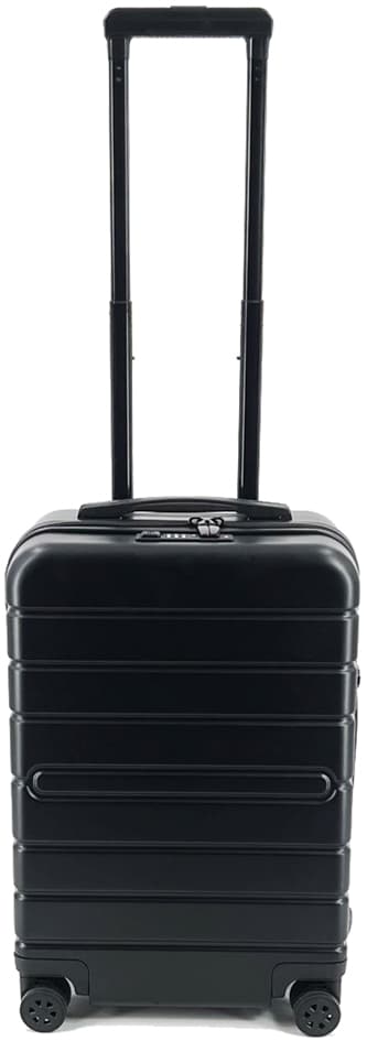 JSA Reisetrolley, 50% recycletes ABS, Größe S, schwarz