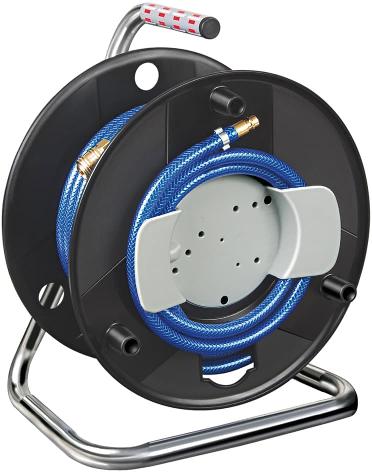 brennenstuhl Druckluftschlauchtrommel, 20 m, schwarz/blau