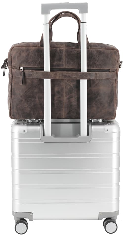 PRIDE&SOUL Notebook-Tasche RAILEY, Leder, braun