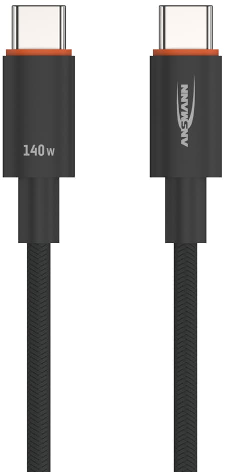 ANSMANN Daten- & Ladekabel, USB-C - USB-C, 0,6 m