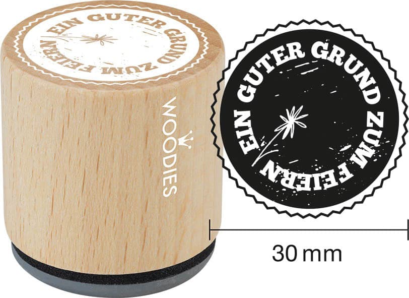 COLOP Motiv-Stempel Woodies , Guter Grund zum Feiern, I