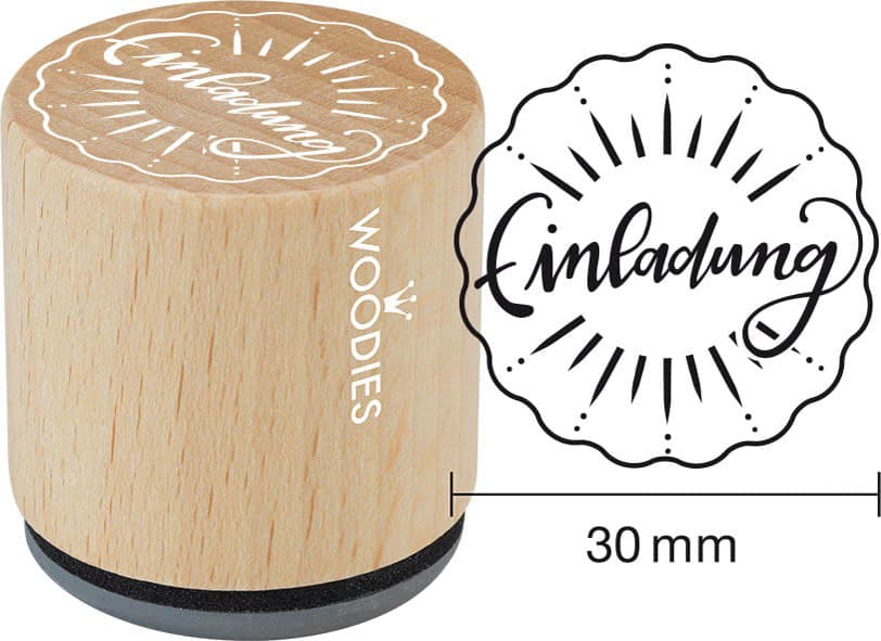 COLOP Motiv-Stempel Woodies , Einladung, II