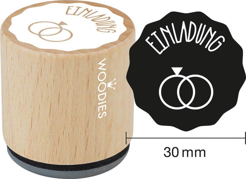 COLOP Motiv-Stempel Woodies , Einladung,