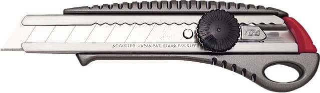 NT Cutter L-550GP, Aluminium-Gehäuse, 18 mm, anthrazit