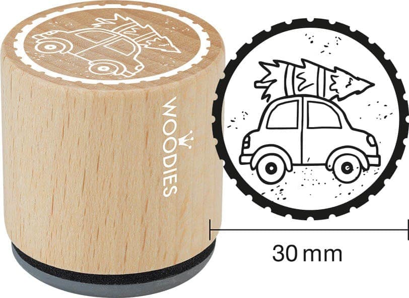 COLOP Motiv-Stempel Woodies , Auto mit Tannenbaum,