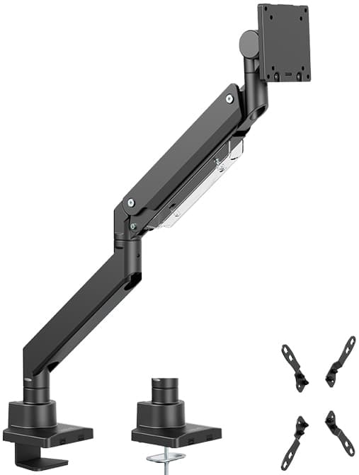 LogiLink Monitorarm, Aluminium, Armlänge: 526 mm, Flat &