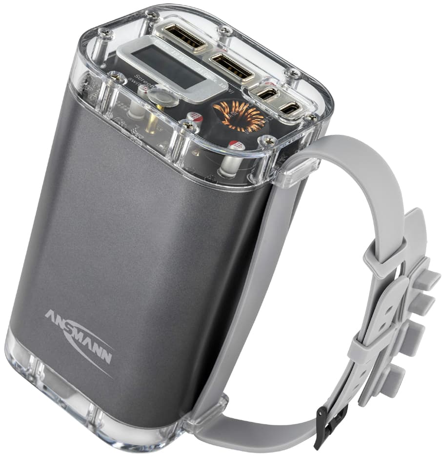 ANSMANN Powerbank PB4100, 40.000 mAh, silber