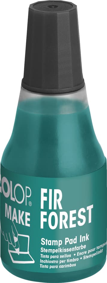 COLOP Stempelfarbe MAKE, 25 ml, fir forest