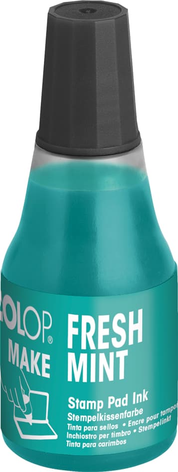 COLOP Stempelfarbe MAKE, 25 ml, fresh mint