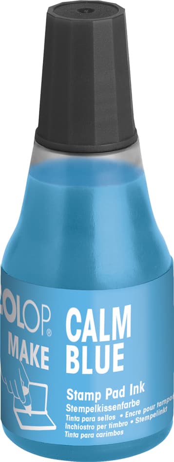 COLOP Stempelfarbe MAKE, 25 ml, calm blue