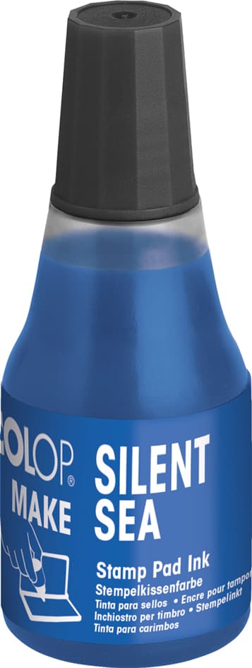 COLOP Stempelfarbe MAKE, 25 ml, silent sea